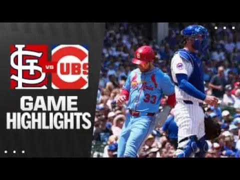 'Video thumbnail for St. Louis Cardinals at Chicago Cubs Full-Game Highlights! | 07/05/2025'