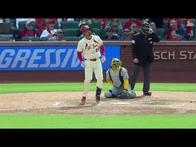 'Video thumbnail for Nolan Arenado CRUSHES a WALK-OFF HOME RUN | 3rd HR of 2025 | St. Louis Cardinals | 04/26/2025'