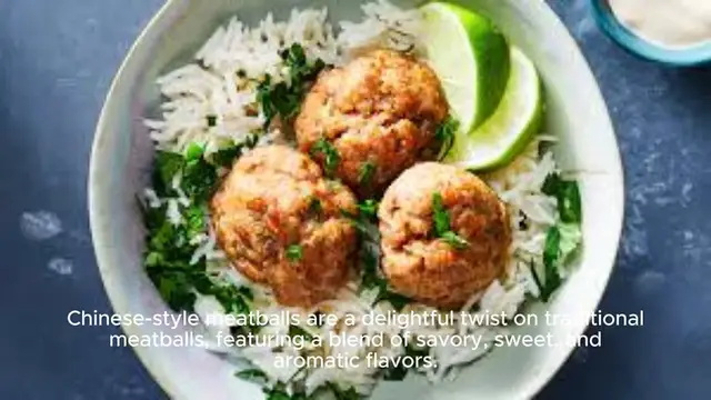 'Video thumbnail for Chinese Style Meatballs Recipe'
