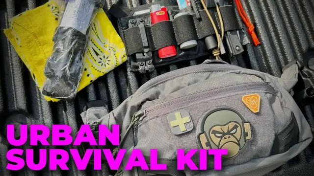 'Video thumbnail for Urban Survival Bag Loadout | EDC Tactical Fanny Pack'