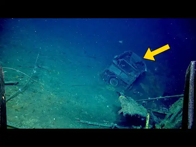 'Video thumbnail for Scientists Discover a Car Inside a Sunken WWII Warship — And No One Knows Why'