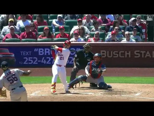 'Video thumbnail for Lars Nootbaar DRILLS a Three-Run Home Run! | 3rd HR of 2025 | St. Louis Cardinals | 04/16/2025'