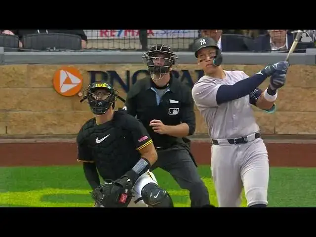 'Video thumbnail for Aaron Judge CRUSHES a Two-Run Home Run! | 6th HR of 2025 | New York Yankees | 04/04/2025'