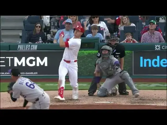 'Video thumbnail for Max Kepler LAUNCHES a Solo Home Run! | 1st HR of 2025 | Philadelphia Phillies | 03/31/2025'