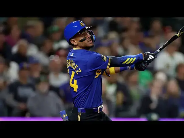 'Video thumbnail for All of Julio Rodriguez's 2024 Home Runs!'