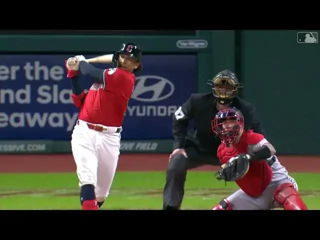 'Video thumbnail for Bo Naylor HAMMERS a Solo Home Run! | 3rd HR of 2025 | Cleveland Guardians | 04/29/2025'