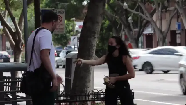 'Video thumbnail for Asking Strangers For Money_ Then Giving Them 100x What They Give Me(720P_HD)'