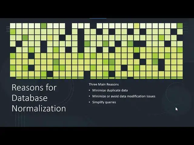 'Video thumbnail for Reasons for Database Normalization - Relational Database Design | Essential SQL'