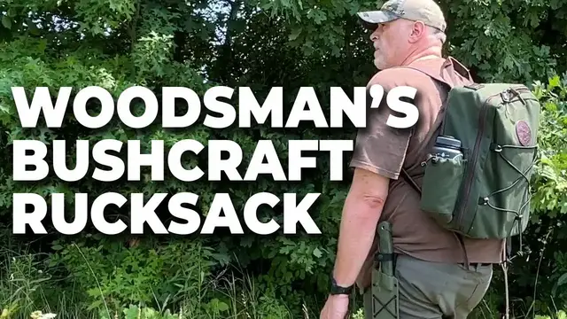 'Video thumbnail for Woodsman's Rucksack | NEW Bushcraft Backpack, Knife and Axe'