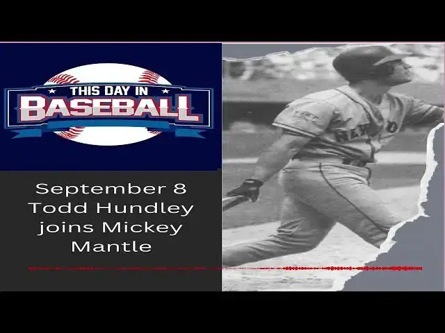 'Video thumbnail for September 8 Todd Hundley joins Mickey Mantle'