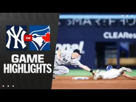 'Video thumbnail for New York Yankees at Toronto Blue Jays Full-Game Highlights! | 06/30/2025'