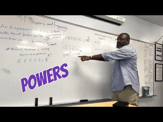 'Video thumbnail for Powers And Exponents'