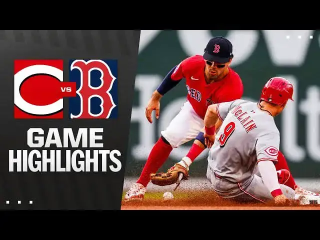 'Video thumbnail for Cincinnati Reds at Boston Red Sox Game 2 Full-Game Highlights! | 07/02/2025'