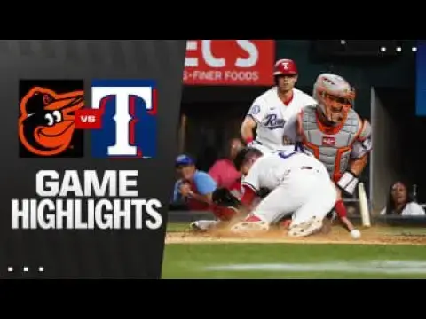 'Video thumbnail for Baltimore Orioles at Texas Rangers Full-Game Highlights! | 06/30/2025'
