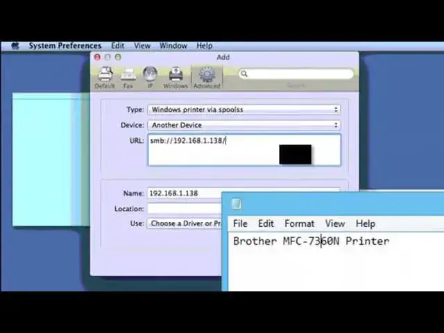 'Video thumbnail for Connect your Mac to a Printer Shared by Windows Computer - Wireless or Wired Printing'