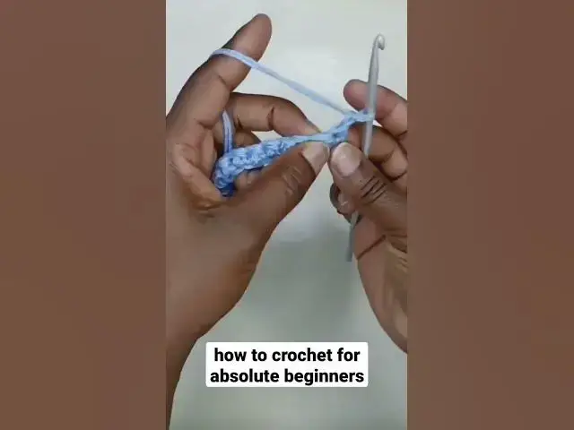 'Video thumbnail for How To Crochet For Absolute Beginners#howtocrochetforbeginners #shortsvideo'