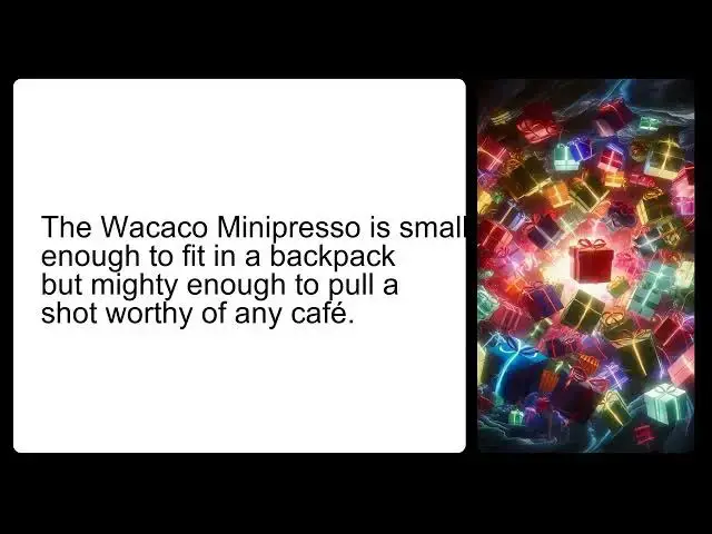 'Video thumbnail for Instant Coffee Varieties and Portable Coffee Maker Gift Ideas'