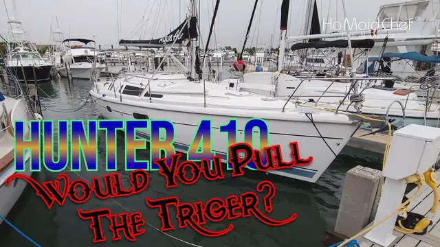 'Video thumbnail for Max Budget Hunter 410 Sailboat - It Checks A Lot Live Aboard Of Boxes!'