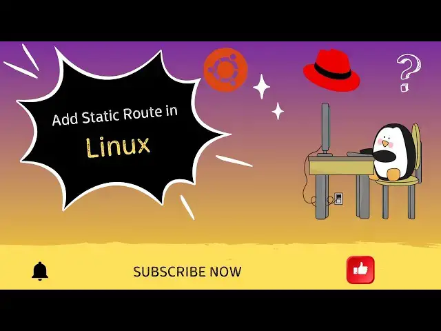'Video thumbnail for How to Add Static Route in Linux | Ubuntu & RHEL | ip route add Command Explained'