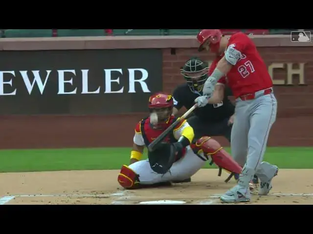 'Video thumbnail for Mike Trout CRUSHES a Solo Home Run! | 1st HR of 2025 | Los Angeles Angels | 04/02/2025'