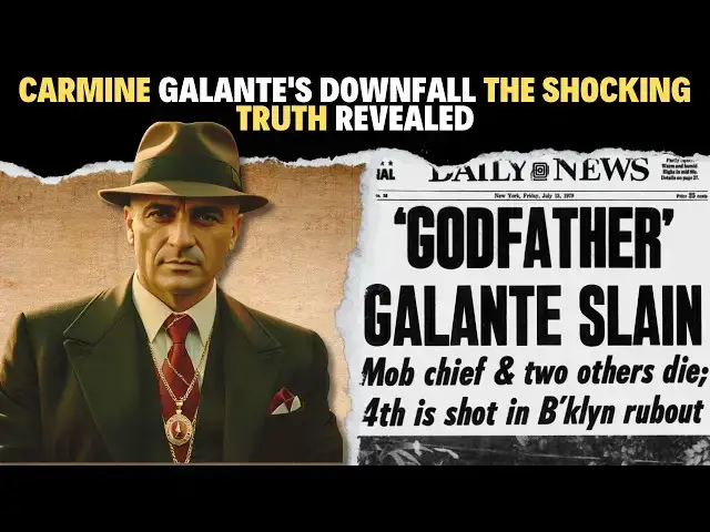 'Video thumbnail for Carmine Galante's Downfall The Shocking Truth Revealed'