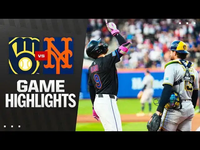 'Video thumbnail for Milwaukee Brewers at New York Mets Game 2 Full-Game Highlights! | 07/02/2025'