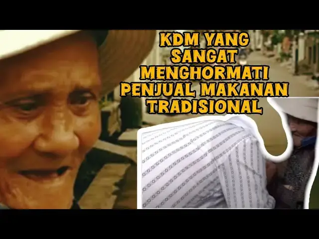 'Video thumbnail for Bapak penjual makanan tradisional mendapat kejutan dari KDM'