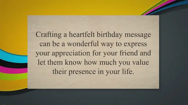 'Video thumbnail for Cheers to Friendship: Crafting Heartfelt Birthday Wishes for Your Besties'