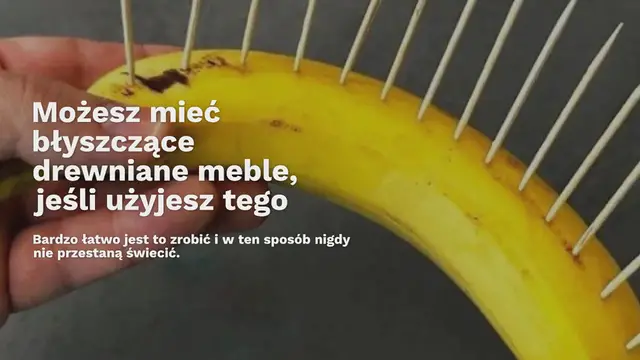 'Video thumbnail for Polerowane drewniane meble, z tym związkiem nie przestaną już świecić'