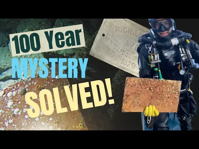 'Video thumbnail for 100 Year Old Mystery Solved - Shipwreck Identified by Technical Diver'