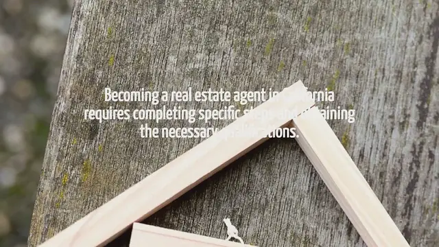 'Video thumbnail for How To Become A Real Estate Agent In California'