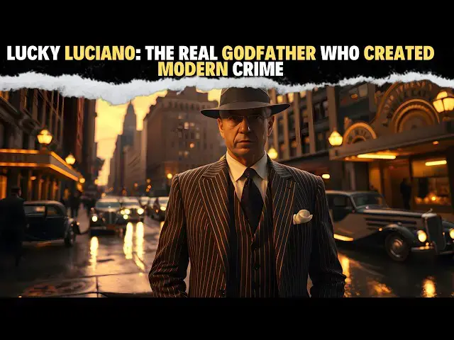 'Video thumbnail for Lucky Luciano: The REAL Godfather Who CREATED Modern Crime'