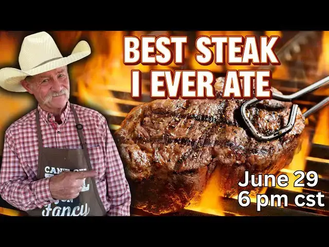 'Video thumbnail for The Best Steak I Ever Ate and Grilling Tips LIVE!'