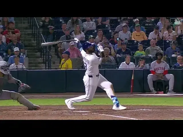 'Video thumbnail for Junior Caminero BLASTS a Solo Home Run! | 4th HR of 2025 | Tampa Bay Rays | 04/14/2025'