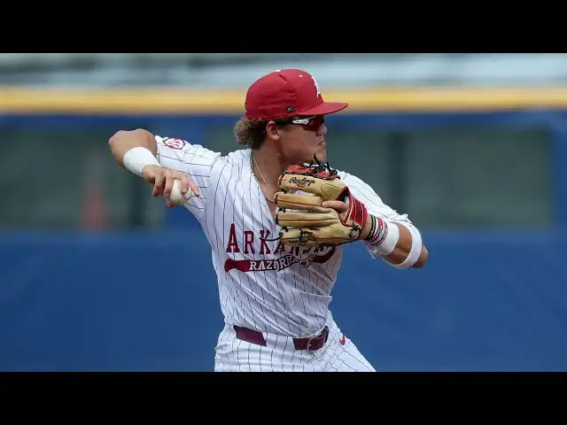 'Video thumbnail for Logan Maxwell 2025 College Baseball Highlights! | Arkansas Razorbacks'