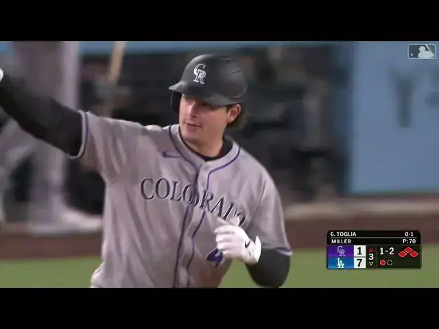 'Video thumbnail for Michael Toglia DRILLS a GRAND-SLAM! | 1st HR of 2025 | Colorado Rockies | 04/16/2025'