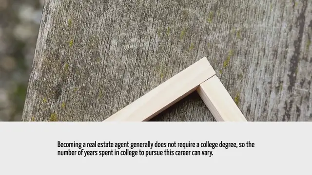 'Video thumbnail for How Many Years Of College To Be A Real Estate Agent'