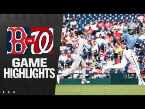 'Video thumbnail for Boston Red Sox at Washington Nationals Full-Game Highlights! | 07/05/2025'