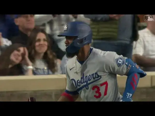 'Video thumbnail for Teoscar Hernandez SMOKES a Two-Run Home Run! | 6th HR of 2025 | Los Angeles Dodgers | 04/23/2025'