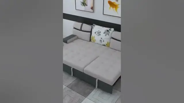 'Video thumbnail for Beautiful Sofa cum Bed | Furniture #shorts'
