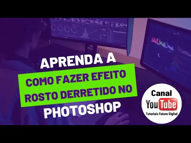 'Video thumbnail for Photoshop como fazer efeito Rosto Derretido'