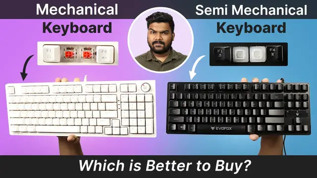 'Video thumbnail for Mechanical vs Semi Mechanical Keyboard: Which is Better to Buy?'