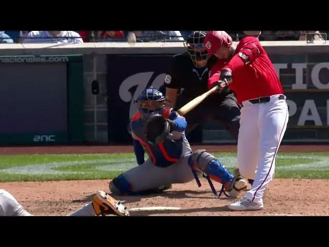 'Video thumbnail for Riley Adams HAMMERS a Three-Run Home Run! | 1st HR of 2025 | Washington Nationals | 04/27/2025'