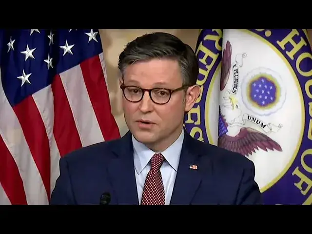 video of: Speaker Mike Johnson Drops Bombshell On Biden Impeachment