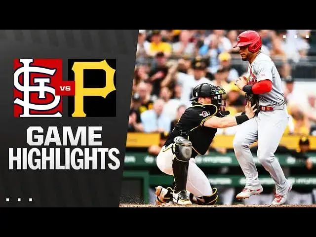 'Video thumbnail for St. Louis Cardinals at Pittsburgh Pirates Full-Game Highlights! | 07/02/2025'