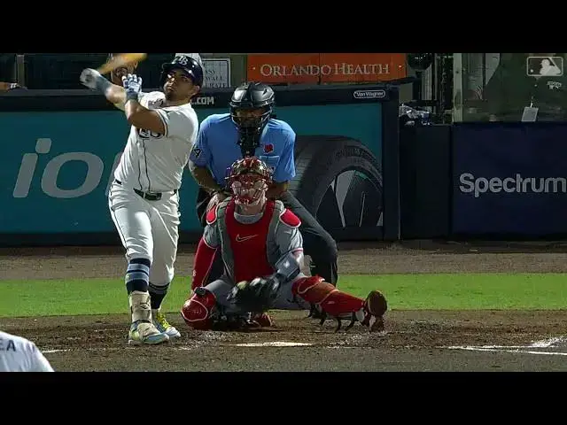 'Video thumbnail for Jonathan Aranda HAMMERS a Three-Run Home Run! | 7th HR of 2025 | Tampa Bay Rays | 05/26/2025'