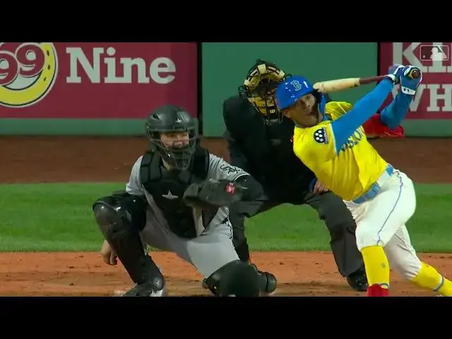 'Video thumbnail for Ceddanne Rafaela SMOKES a Two-Run Home Run! | 1st HR of 2025 | Boston Red Sox | 04/18/2025'
