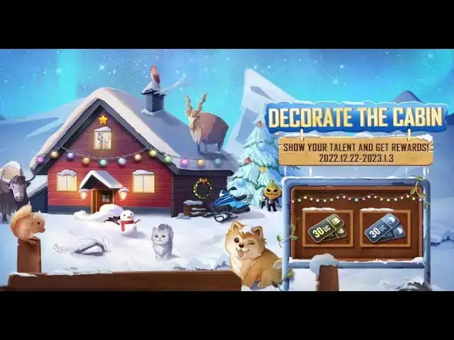 'Video thumbnail for Decorate the cabin event explain | Pubg mobile new event'
