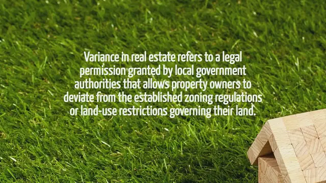 'Video thumbnail for What Is A Variance In Real Estate'