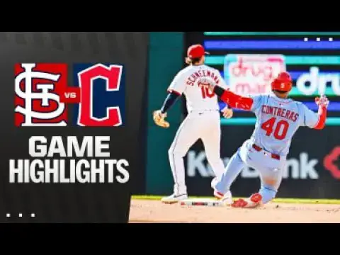 'Video thumbnail for St. Louis Cardinals at Cleveland Guardians Full-Game Highlights! | 06/28/2025'